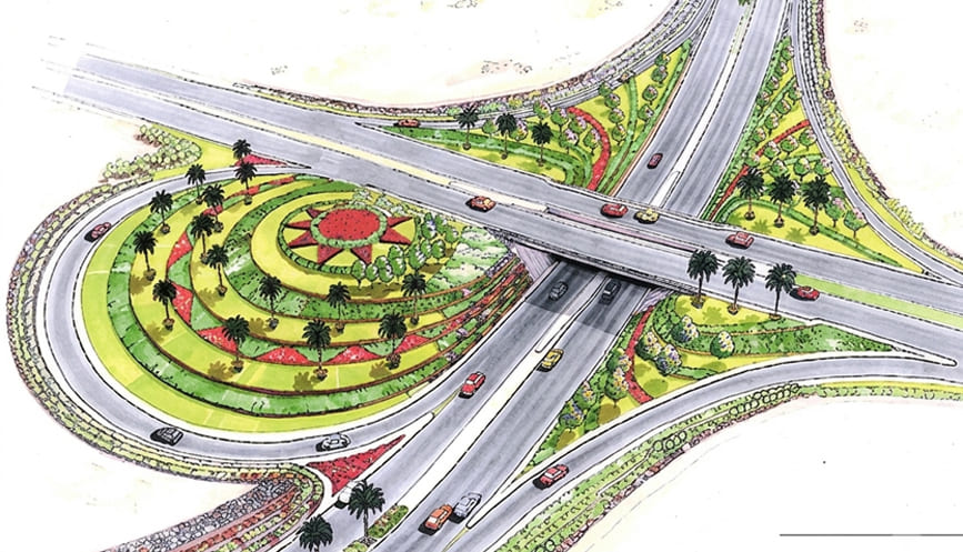 Beautification of Khalifa Underpass – Qatar  Gallery Image
