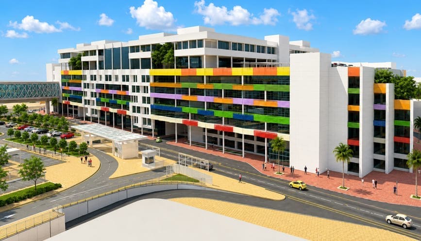 Multi Story Car Park  for Ministries Complex Gallery Image